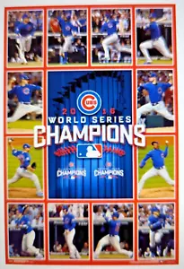 Chicago Cubs 2016 World Series Champs Game 7 Commemorative 24x36 Poster New - Picture 1 of 6