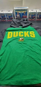 Oregon Ducks NCAA L/S Hooded  football  shirt By Box Seat  XL  - Picture 1 of 4