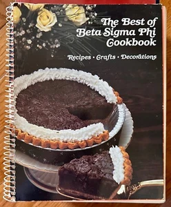 The Best of Beta Sigma Phi Cookbook Spiral Bound Cook Book 1990 - Imagen 1 de 3