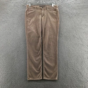 Calvin Klein Corduroy Straight Pants Womens 8x30 (actual 32x28) Beige Mid Rise - Picture 1 of 23