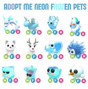 Roblox Adopt me Neon Frozen Pets - Bild 1 von 37
