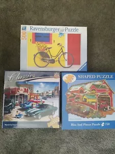 3 NEUE Puzzles RAVENSBURGER, Meisterwerke, Bits & Pieces - Bild 1 von 4