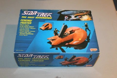1989  STAR TREK Next Generation FERENGI FIGHTER NIB MIB 100% unused MINT TNG HTF Cover