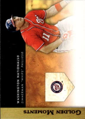2012 Topps Update Ryan Zimmerman #GM-U39 Golden Moments Washington Nationals 13C - Image 1 of 2