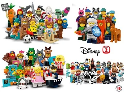 LEGO Marvel Series 2, 24, 23, 22, Disney 100 Minifiguras Coleccionables Auténticas Foto 1 de 4