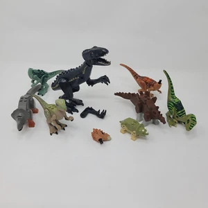 Lego Jurassic World Dinosaur Incomplete Damaged Lot Indoraptor Velociraptor - Picture 1 of 18