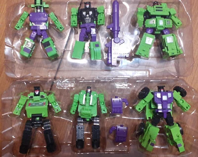ACTION FIGURE TRANSFORMERS DEVASTATOR EXCAVATORS SET COMPLETO DI 6 - Immagine 1 di 4