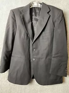 City Streets Jacket Blazer Mens Black 3 Button Cuff No Size READ Measurements - Picture 1 of 10