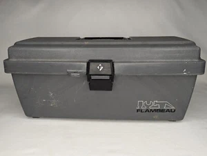 Flambeau 17800  Tool Box And Tray Gray 16" Long Vintage 1987 - Picture 1 of 12