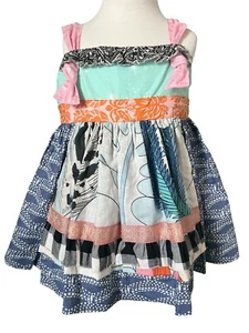 Matilda Jane Platinum Epiphyte Apron Knot Top NWOT Size 4 # 1/9 - Picture 1 of 4
