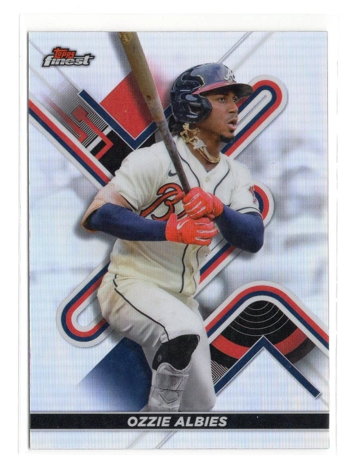 2022 Finest Refractors #32 Ozzie Albies - Image 1 of 1