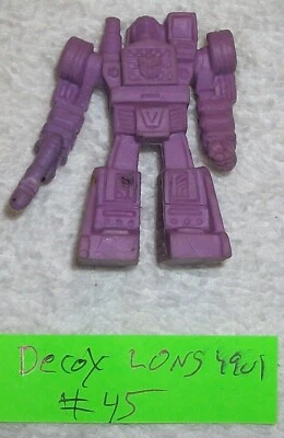 Transformers G1 Original Vintage Purple Decoy Longhaul #45 - Image 1 of 2