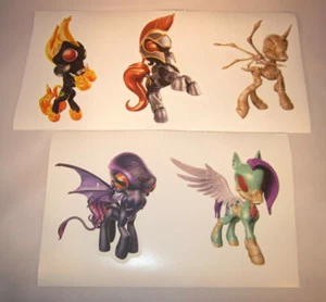 Vier Horsies of the 'Pocalypse Wandaufkleber Rabe Katastrophe Geist Zusammenstoß Set 4" - Bild 1 von 6