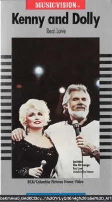 Kenny and Dolly - REAL LOVE (VHS 1985) Music Vision RCA Columbia Pictures NEW Foto 1 de 2