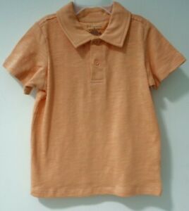BNWT Macy's First Impressions Muted Orange Polo Shirt Boy's Size 4T