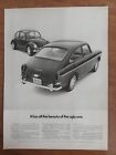 Volkswagen Of America Inc VW Fastback Car Beauty 1966 Vintage Print Ad