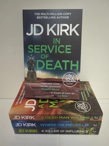J D Kirk DCI Logan 4 Books 17-20 In Service of Death A Dead Man Walking + NEW - Picture 1 of 9