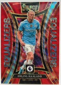 Erling Haaland 2024-25 Panini Select /88 Equalizers Red Wave #23 Manchester City - Picture 1 of 10