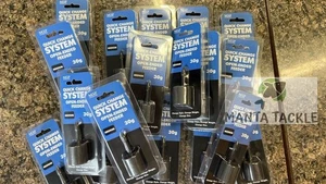 NUEVO 2 alimentadores de carpa Bream Lake de cambio rápido extremo abierto mediano 30 g a juego - Imagen 1 de 1