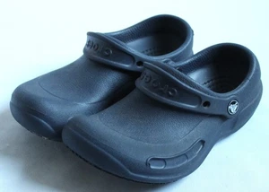 Crocs M5/W7 Bistro Slip Resistant Work Clogs Navy Blue 10075 Womens 7 Mens 5 - Picture 1 of 8