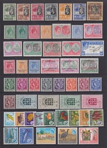 Estampillas de la Commonwealth británica MM, MNH. 1922 - 1964. Gato aprox 195€ - Imagen 1 de 5