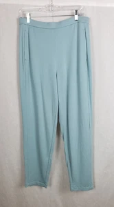 Eileen Fisher Pants Womens Medium Blue Tapered Ankle Seafm Lightweight Pocketed - Picture 1 of 10