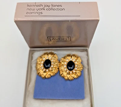 Pendientes de Clip Colección JKL Keneth J Lane Nueva York - Caja Original 1990 Foto 1 de 4