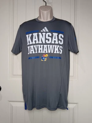 NWT Adidas Men's University Of Kansas Jayhawks Training Shirt JF1609 Size M - Image 1 of 4