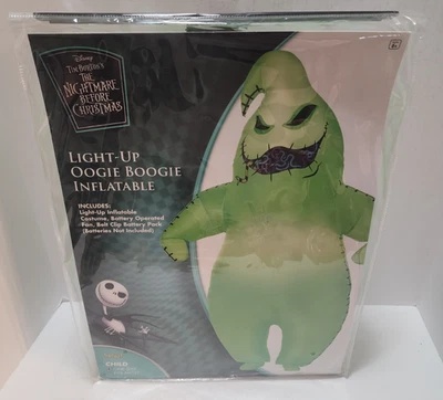 Светящийся надувной костюм буги-вуги детский один размер OS Spirit для Хэллоуина новый - Изображение 1 из 4