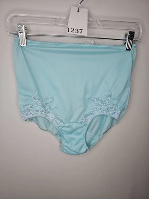 复古 UnionMade All 尼龙浅绿松石内裤蕾丝细节尺寸 5 — 第 1/4 张图片