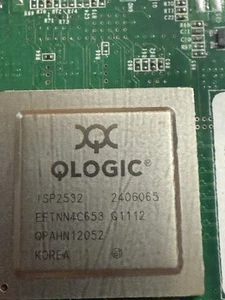 QLOGIC Fibre Card ISP2532 2-Port PCIe X8 Fibre Channel with SFP Adapters New - Picture 1 of 7