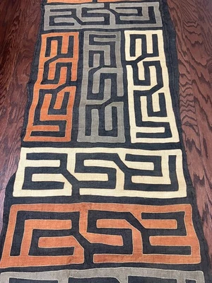 Tela de tela genuina de rafia africana (Congo) Cuba de 12 pies, tejido natural hecho a mano Foto 1 de 4