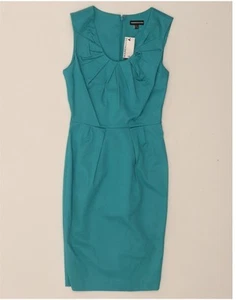 MAGAZZINO Vestito donna bodycon UK 8 piccolo blu cotone DL30 - Foto 1 di 3