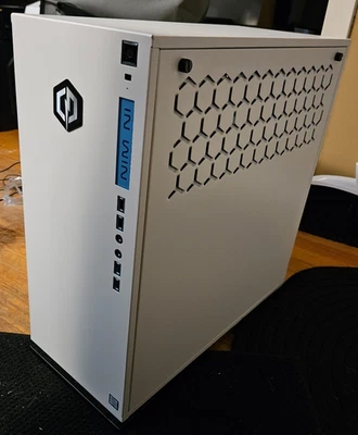 Cyberpower White PC Case - Glass swing door - PSU Included (600w) - PREWIRED - Image 1 of 4