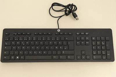 HP USB-Tastatur mit Ziffernblock Modell HQ-TRE als Ersatzteilspender(U1 1171) - Bild 1 von 4