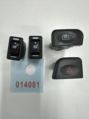 Interruptor de descongelación trasero Nissan Pathfinder 2001-2004, peligro, asiento 06016 OEM 014081 Foto 1 de 3