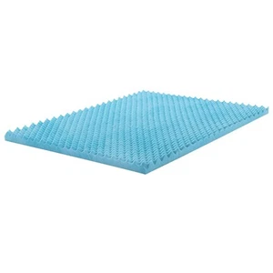 , 3-Inch Premium Convoluted Gel Memory Foam Toppers for Enhanced Comfort and ... - Picture 1 of 7