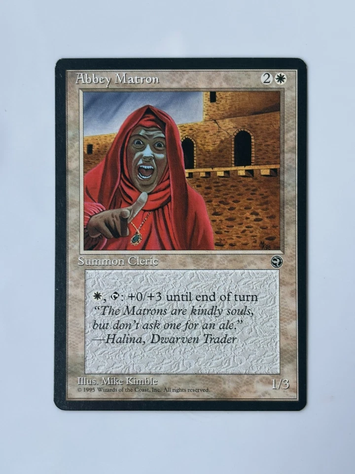 Abbey Matron Homelands Magic the Gathering Card - Image 1 of 1