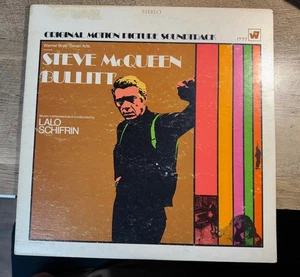 Lalo Schifrin BULLITT Soundtrack LP  1968 WB Original Pressing NM Steve McQueen - Picture 1 of 17