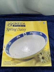 Servizio piatti Oneida Spring Daisy 12" - Nuovo con scatola - Foto 1 di 1