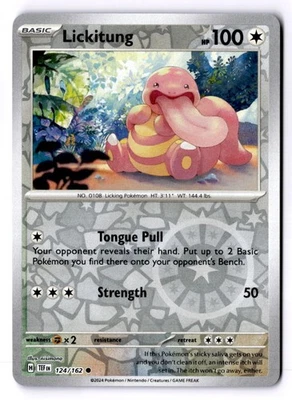 Lickitung Reverse Holo Common SV05: Temporal Forces 124/162 NM - Image 1 of 2