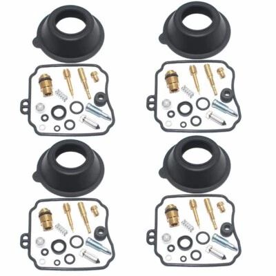 4X FOR Yamaha XJ600 Seca II 600 1992-1998 XJ600S Carburetor Repair Kit Diaphragm - Imagem 1 de 3