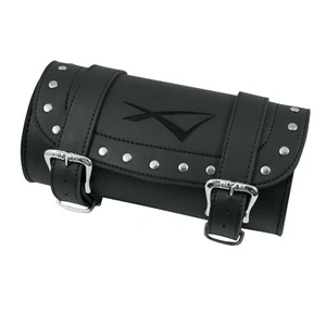 Porta Attrezzi Borsa Barilotto Forcella Moto Custom Bobber Nero - Imagen 1 de 1