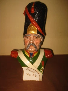 ANTIKE FRANZÖSISCHE SKULPTUR SEVRES PORZELLAN MILITÄR NEAPOLIONISCHE PONCET BÜSTE 19. Jh. - Bild 1 von 9