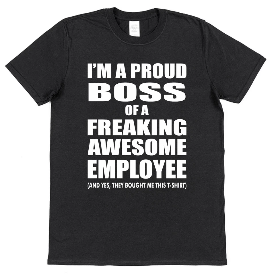 Camiseta I'm Proud Boss Of Freaking Impresionante Empleado Divertido Jefe Secreto Santa Regalo Foto 1 de 1