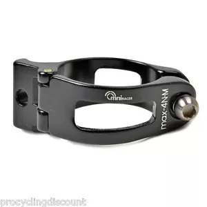 OMNI Front Derailleur Adapter Clamp Campagnolo Record Chorus Athena BLACK 28.6mm - Picture 1 of 7