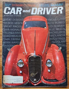 Car & Driver Magazine March 1962 Alfa Romeo 1939 cover - Bild 1 von 1