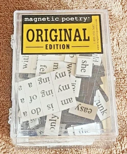 VTG Vintage Magnetic Poetry Original Edition Game Literary circa 1992 unused - Picture 1 of 3