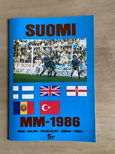 Finland v England - 1986 World Cup Qualifier @ Helsinki - Group 3 - 22 May 1985 - Picture 1 of 1