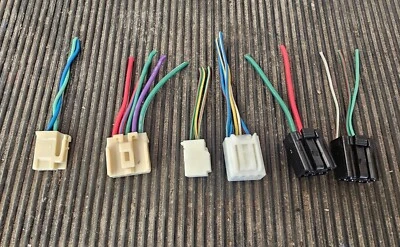 Arnés de cableado de puerta Toyota Camry 2002-2006 enchufes colas de cerdo conectores Foto 1 de 4